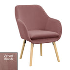 Fauteuil d'appoint rembourré à oreilles Charlotte « Take a Seat » de Convenience Concepts