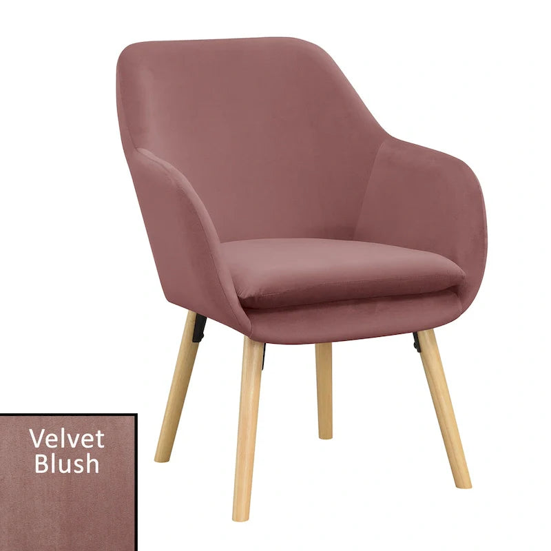 Fauteuil d'appoint rembourré à oreilles Charlotte « Take a Seat » de Convenience Concepts