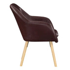 Fauteuil d'appoint rembourré à oreilles Charlotte « Take a Seat » de Convenience Concepts