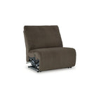 Signature Design by Ashley Top Tier Brown 6-Piece Reclining Sectional with Chaise - 147 W x 134 D x 41 H