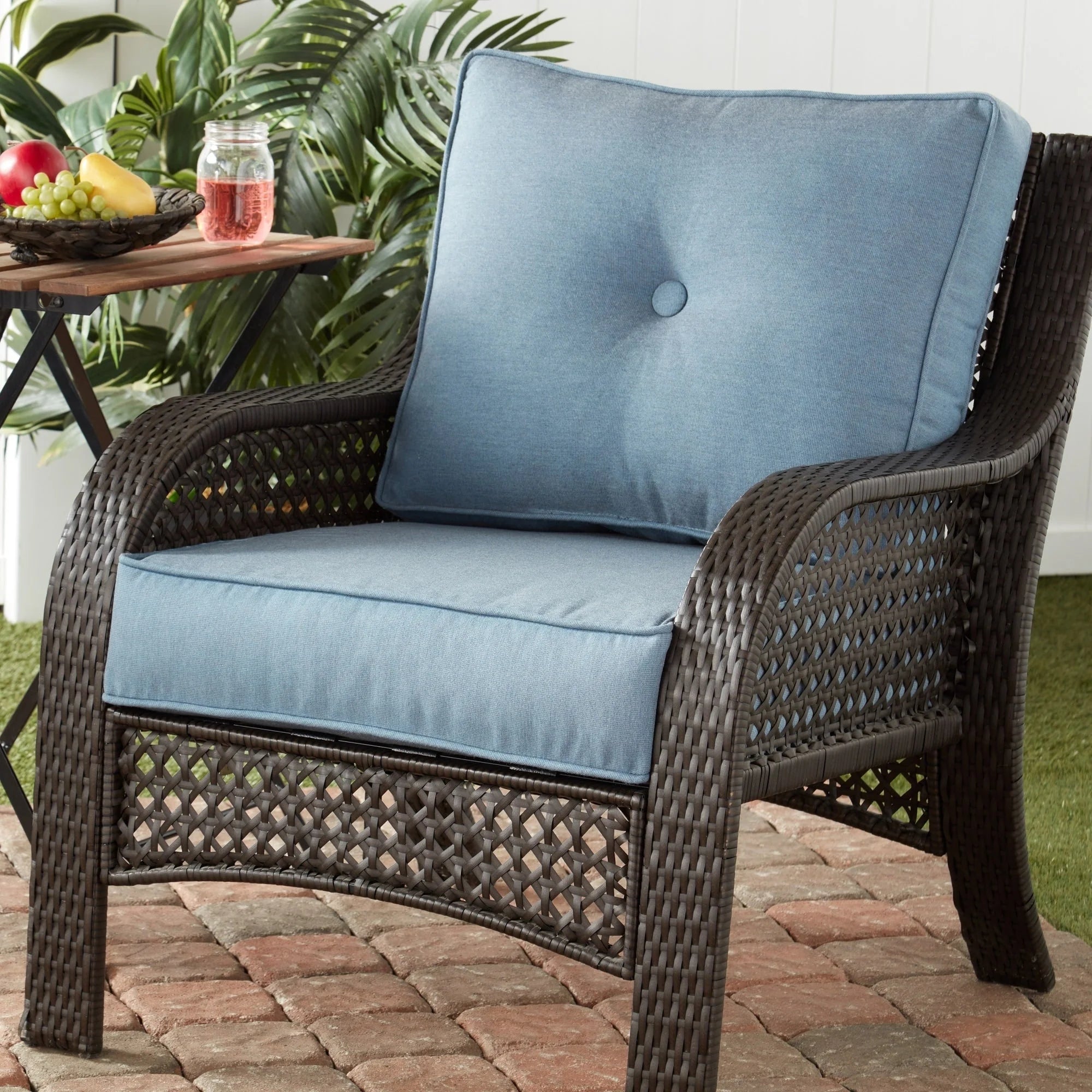 Sunbrella 2-Piece Premium Deep Seat Outdoor Cushion Set