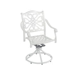 5-Piece Cast Aluminum Patio Dining Set with 4 Swivel Chair