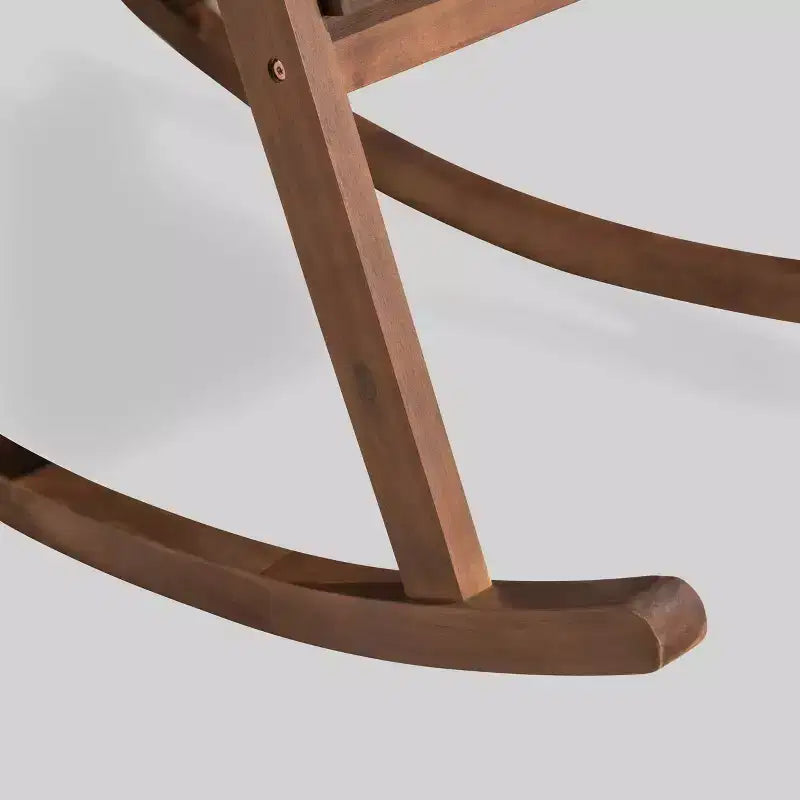 Gus Acacia Wood Patio Rocking Chair - Christopher Knight Home