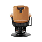 Fauteuil de barbier inclinable robuste SHERMAN, Camel