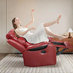Big Size Faux Leather American Design Recliner Chair for Living Room