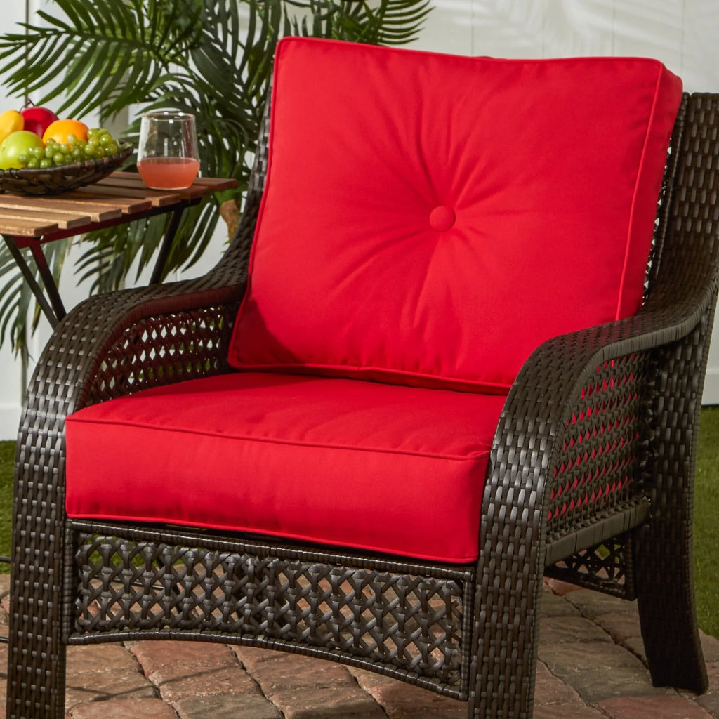 Sunbrella 2-Piece Premium Deep Seat Outdoor Cushion Set