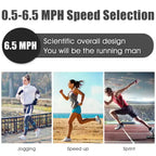 Costway 1.0HP Folding Treadmill Electric Support Motorized Power Running Machine Trainer