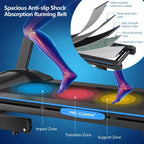 Costway 2.25HP Foldable Electric Treadmill Running Machine Exercise Home