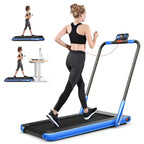 Costway 2.25HP 2 in 1 Foldable Under Desk Treadmill Remote Control