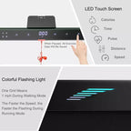 Costway 4.75HP 2 In 1 Folding Treadmill W/Remote APP