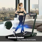 Costway 4.75HP 2 In 1 Folding Treadmill W/Remote APP