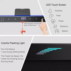 Costway 4.75HP 2 In 1 Folding Treadmill W/Remote APP