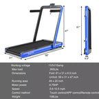 Costway 4.75HP 2 In 1 Folding Treadmill W/Remote APP