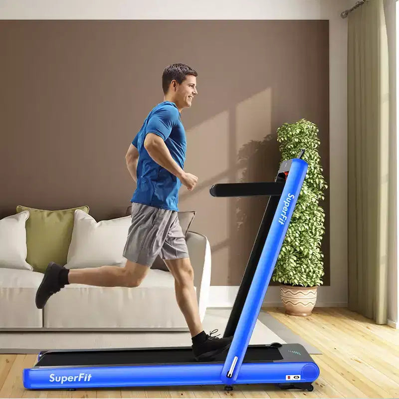 Costway 4.75HP 2 In 1 Folding Treadmill W/Remote APP