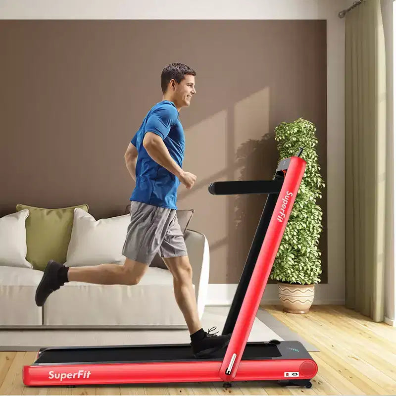 Costway 4.75HP 2 In 1 Folding Treadmill W/Remote APP