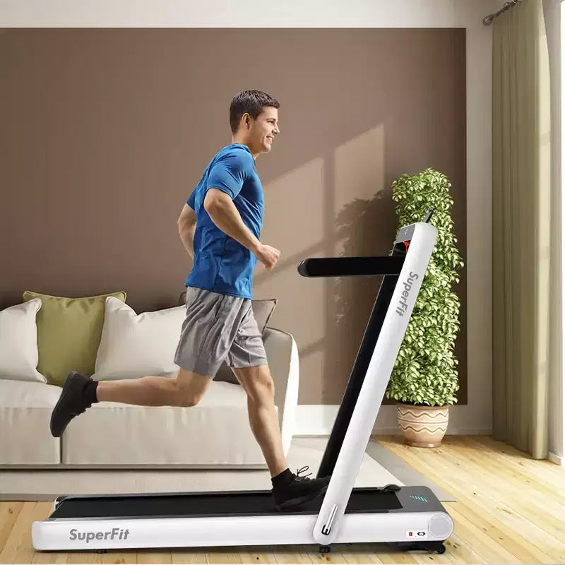 Costway 4.75HP 2 In 1 Folding Treadmill W/Remote APP