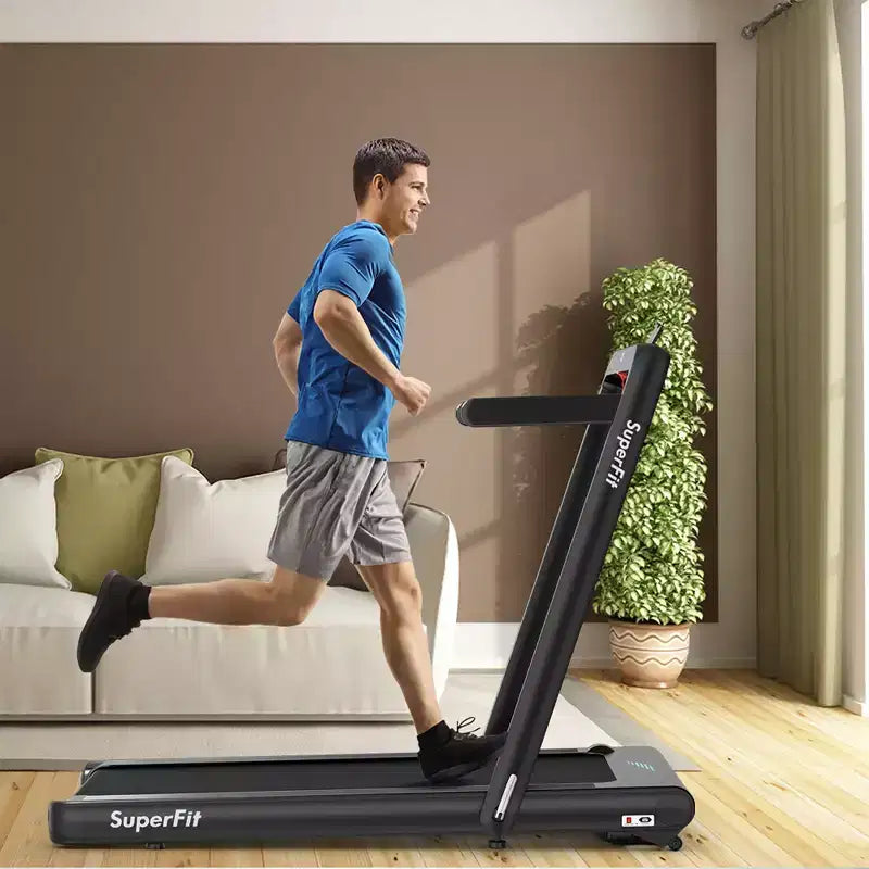 Costway 4.75HP 2 In 1 Folding Treadmill W/Remote APP