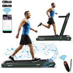 Costway 4.75HP 2 In 1 Folding Treadmill W/Remote APP