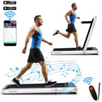 Costway 4.75HP 2 In 1 Folding Treadmill W/Remote APP