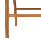 Leather Handmade Woven Dining Chair with Teak Wood Frame - Set of 2 Brown, White or Black- Roche River Decor