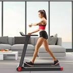 Costway Folding Electric Treadmill Compact Walking Running Machine w/APP Control Speaker