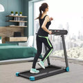 Costway Folding Electric Treadmill Compact Walking Running Machine w/APP Control Speaker