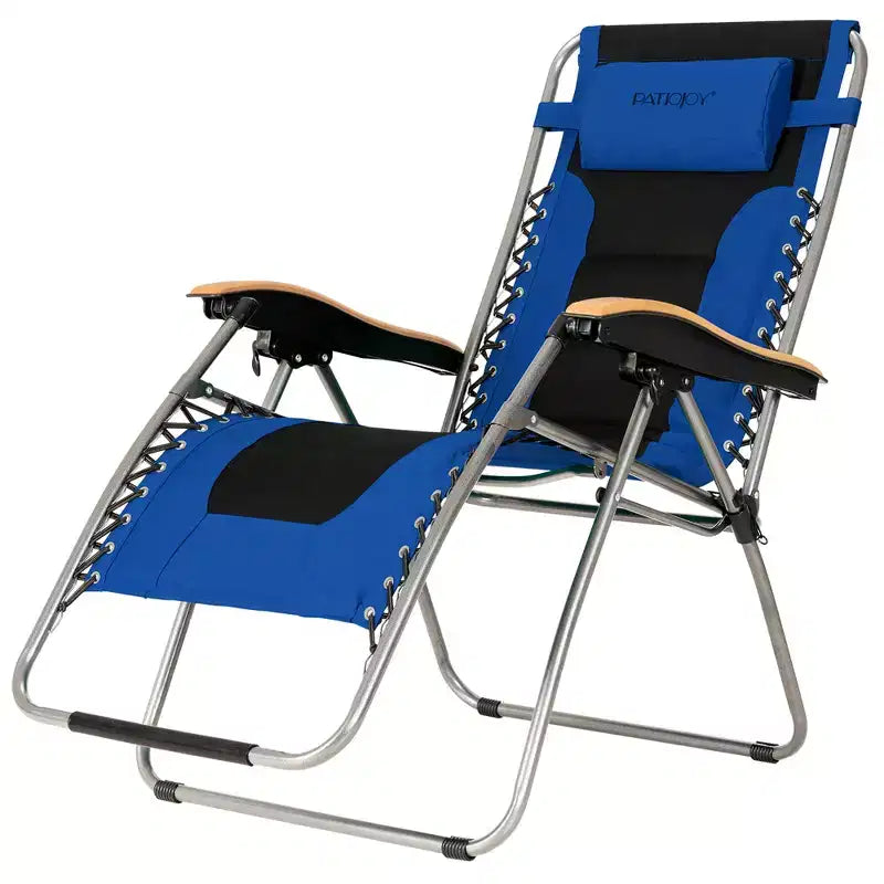 Costway Padded Zero Gravity Lounge Chair Oversize Folding Adjustable