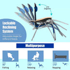 Costway Padded Zero Gravity Lounge Chair Oversize Folding Adjustable