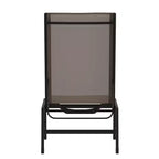 Emma and Oliver Textilene Adjustable 5 Position Patio Chaise Lounge and Metal Frame