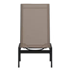 Emma and Oliver Textilene Adjustable 5 Position Patio Chaise Lounge and Metal Frame