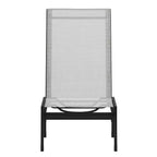 Emma and Oliver Textilene Adjustable 5 Position Patio Chaise Lounge and Metal Frame