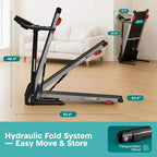 SereneLife 3.5 HP Folding Bluetooth Treadmill - SLFTRD26BT