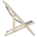 Rive Sling Chair W/ Cushion Indoor/Outdoor - PAT7039 - Navy/White - Safavieh