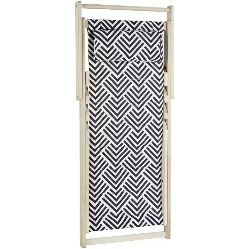 Rive Sling Chair W/ Cushion Indoor/Outdoor - PAT7039 - Navy/White - Safavieh