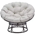 Kiraya Papasan Chair Indoor/Outdoor - PAT9041 - Brown/Grey - Safavieh