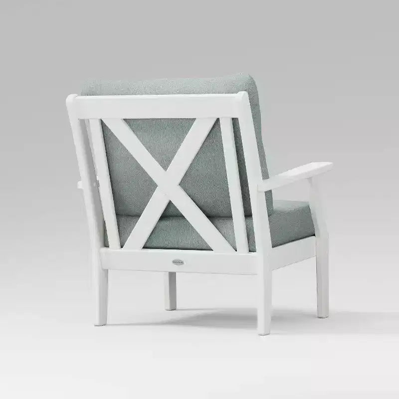 POLYWOOD Braxton Deep Seating Outdoor Patio Club Chair