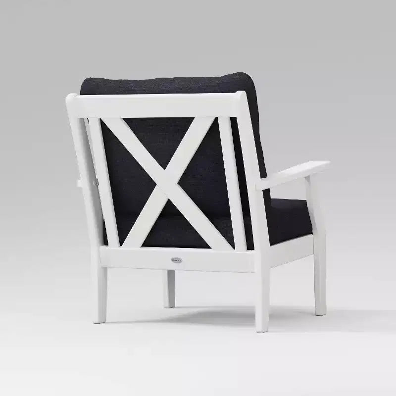 POLYWOOD Braxton Deep Seating Outdoor Patio Club Chair