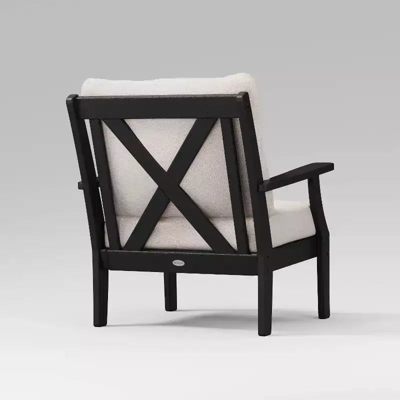 POLYWOOD Braxton Deep Seating Outdoor Patio Club Chair