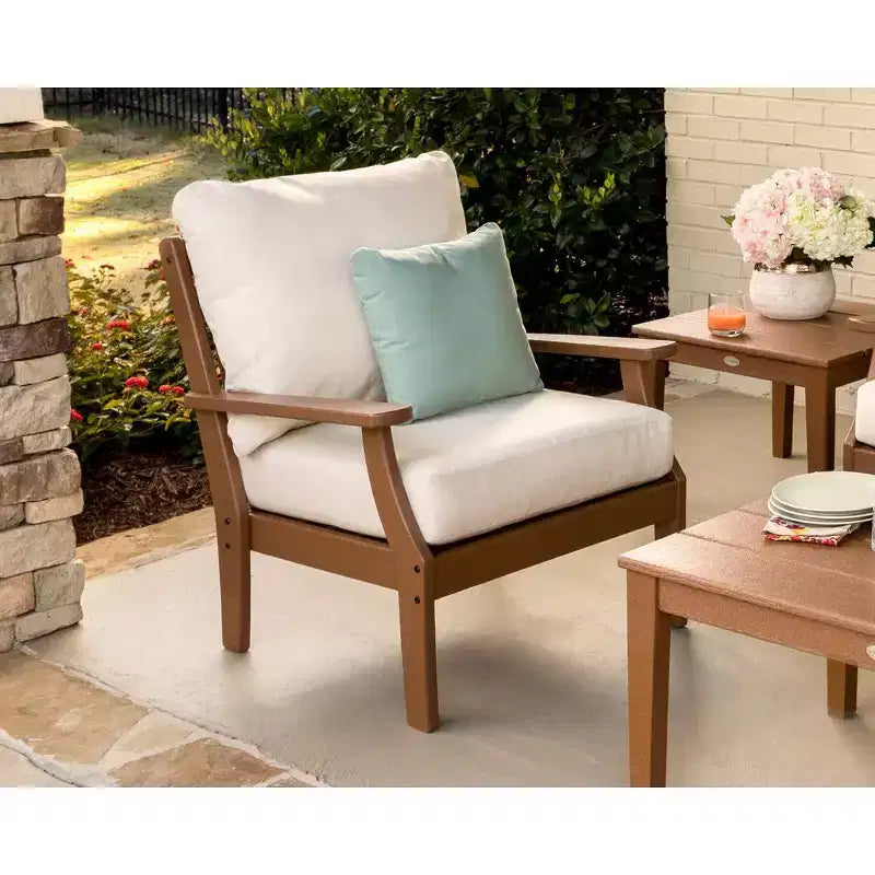 POLYWOOD Braxton Deep Seating Outdoor Patio Club Chair