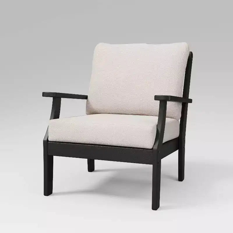 POLYWOOD Braxton Deep Seating Outdoor Patio Club Chair