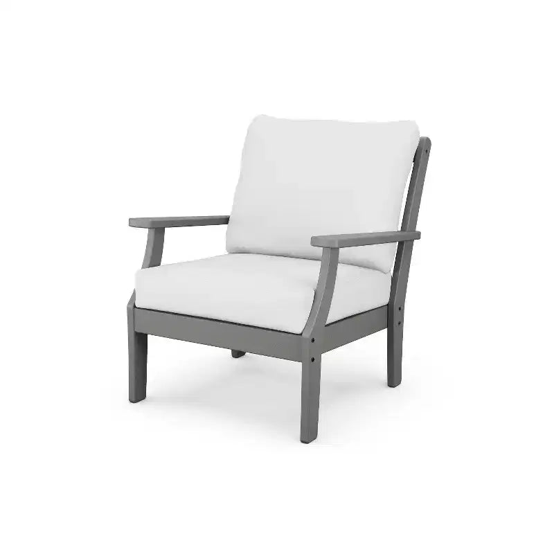 POLYWOOD Braxton Deep Seating Outdoor Patio Club Chair