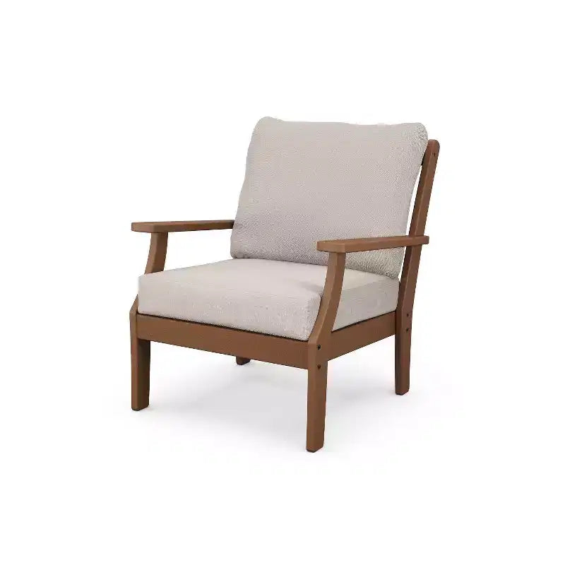 POLYWOOD Braxton Deep Seating Outdoor Patio Club Chair