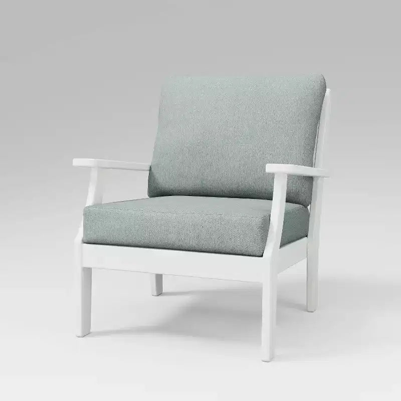 POLYWOOD Braxton Deep Seating Outdoor Patio Club Chair