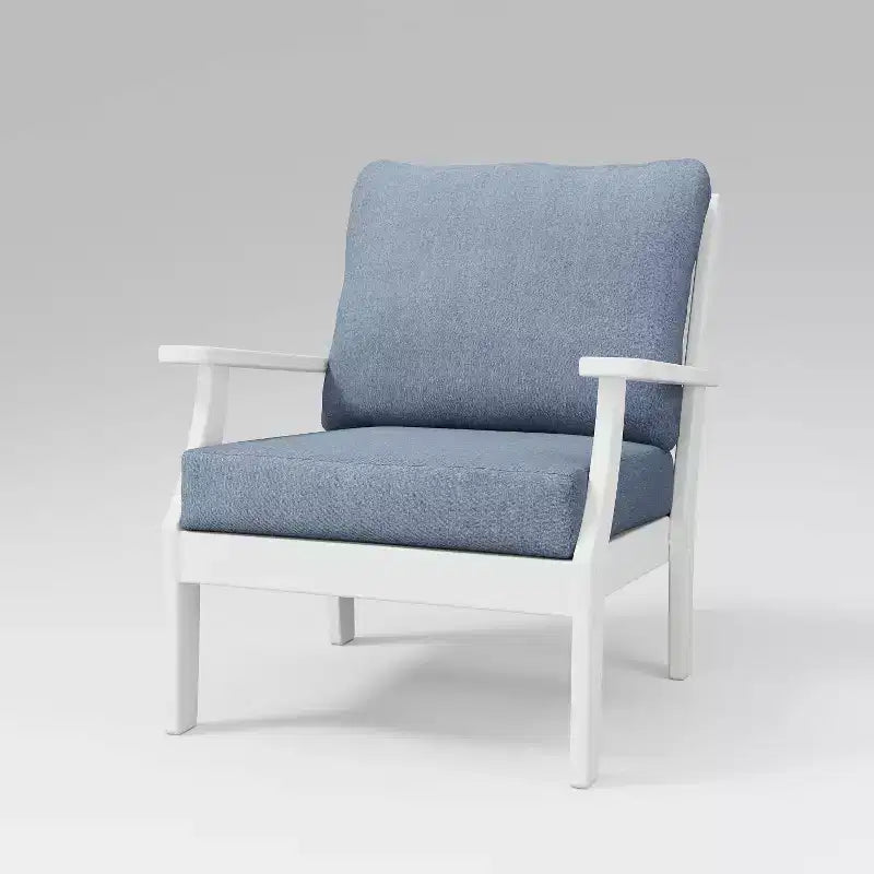 POLYWOOD Braxton Deep Seating Outdoor Patio Club Chair