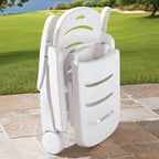 BrylaneHome Resin Folding Lounger