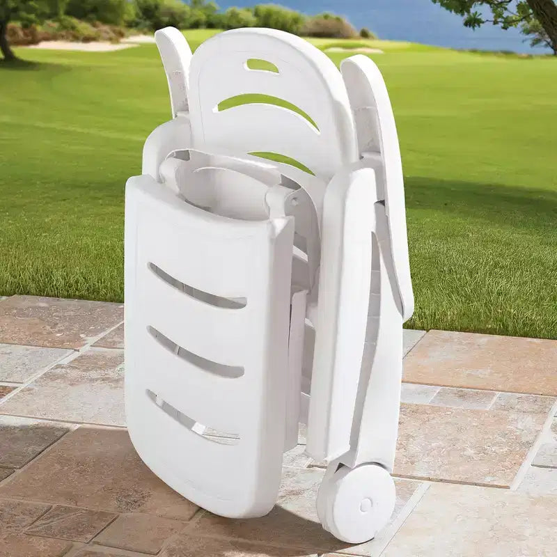 BrylaneHome Resin Folding Lounger
