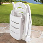 BrylaneHome Resin Folding Lounger