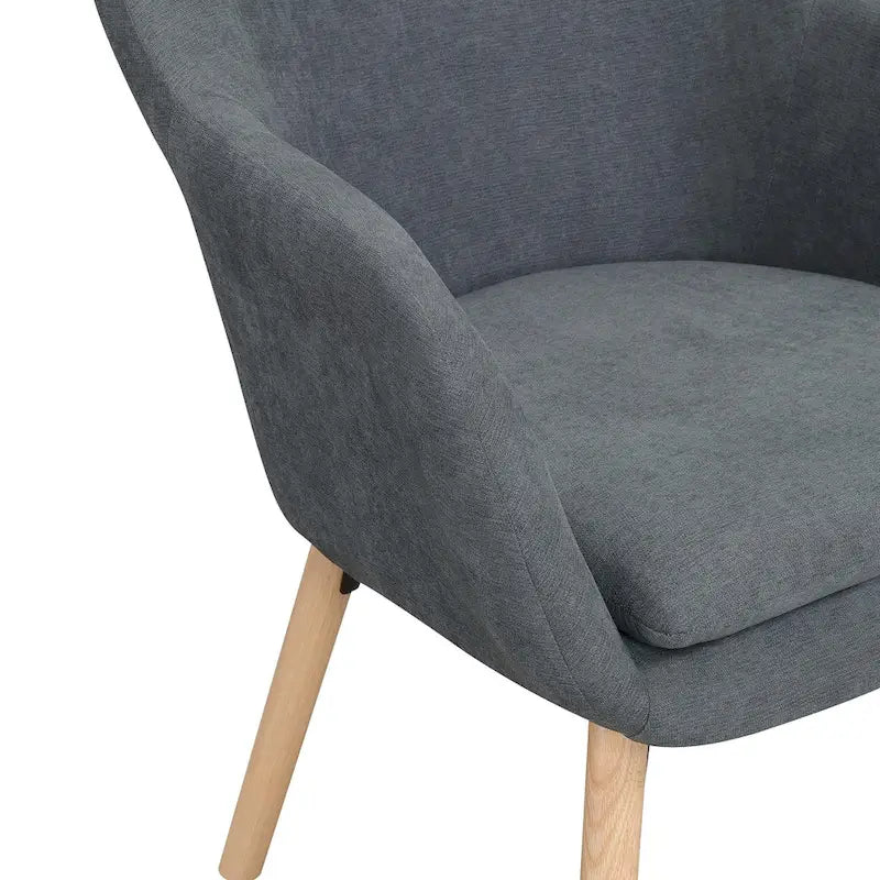 Fauteuil d'appoint rembourré à oreilles Charlotte « Take a Seat » de Convenience Concepts