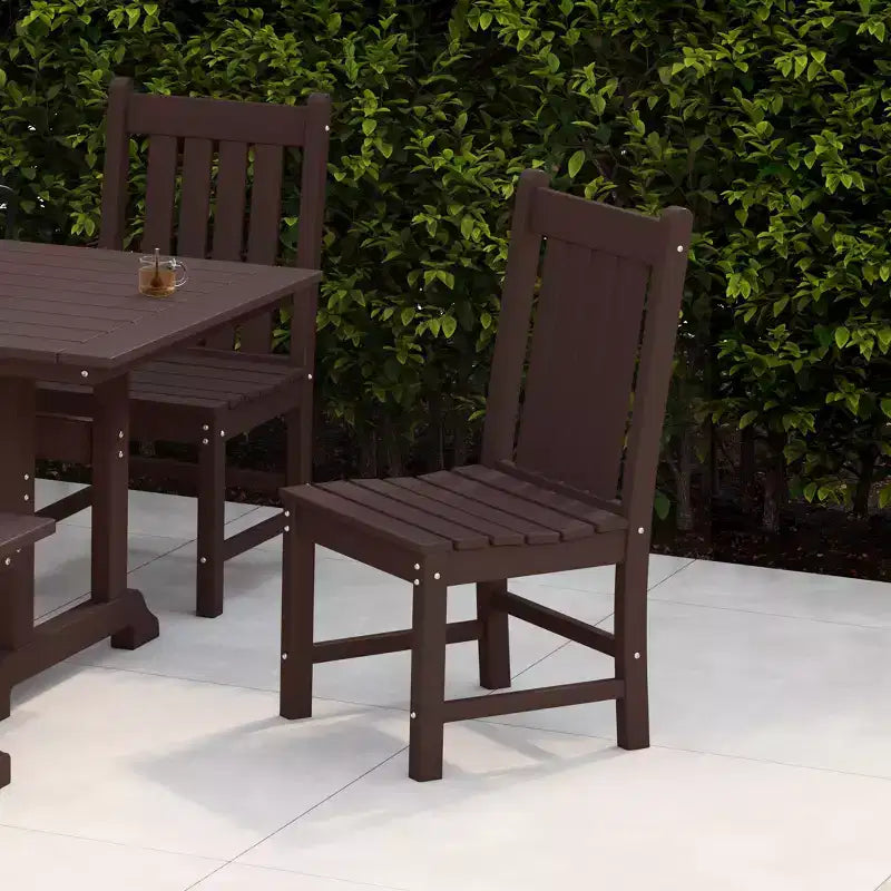 WestinTrends Outdoor Patio Dining Chair