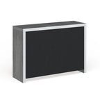 Buffet Mystal industriel de Furniture of America, effet béton, 3 tiroirs